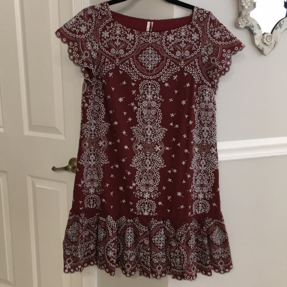 Embroidered dress by Feather and Bone